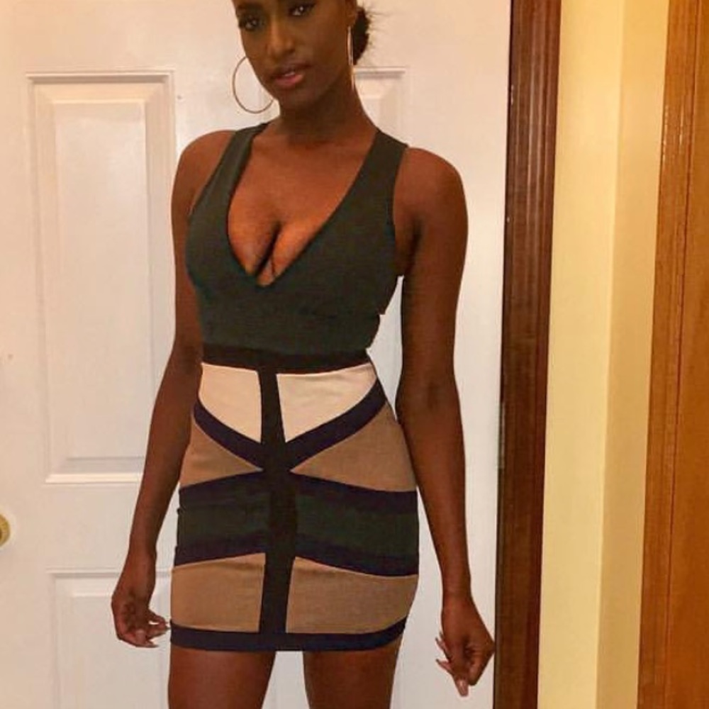 Color block dress